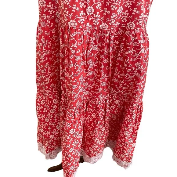 ULLA JOHNSON Leonie Floral Lace Ruffle Dress - Picture 5 of 16